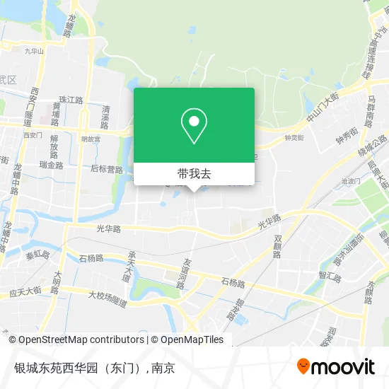 银城东苑西华园（东门）地图