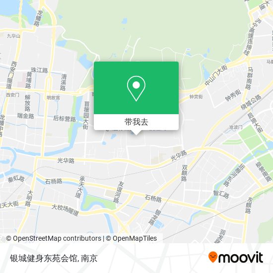银城健身东苑会馆地图