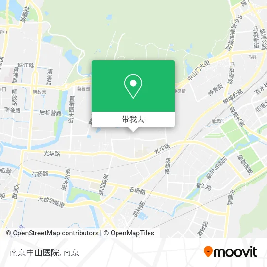 南京中山医院地图