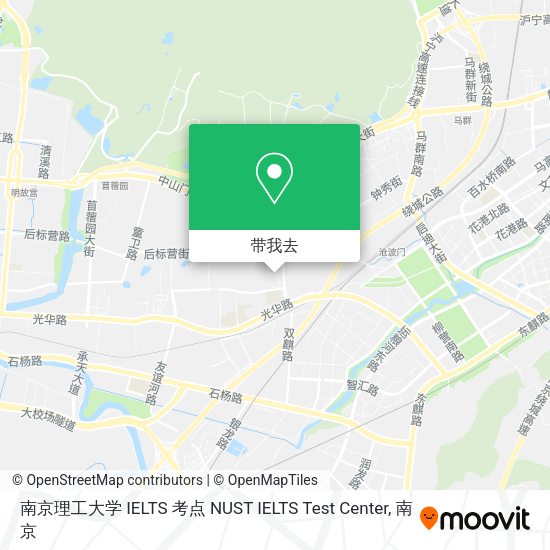 南京理工大学 IELTS 考点 NUST IELTS Test Center地图