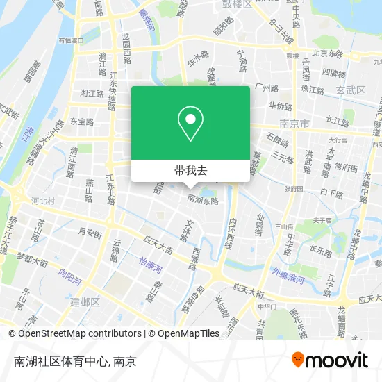 南湖社区体育中心地图