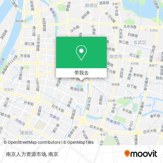 南京人力资源市场地图