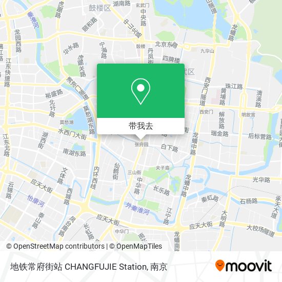 地铁常府街站 CHANGFUJIE Station地图
