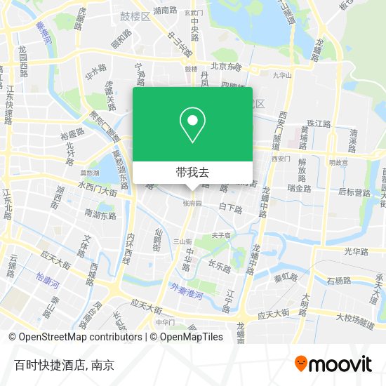 百时快捷酒店地图