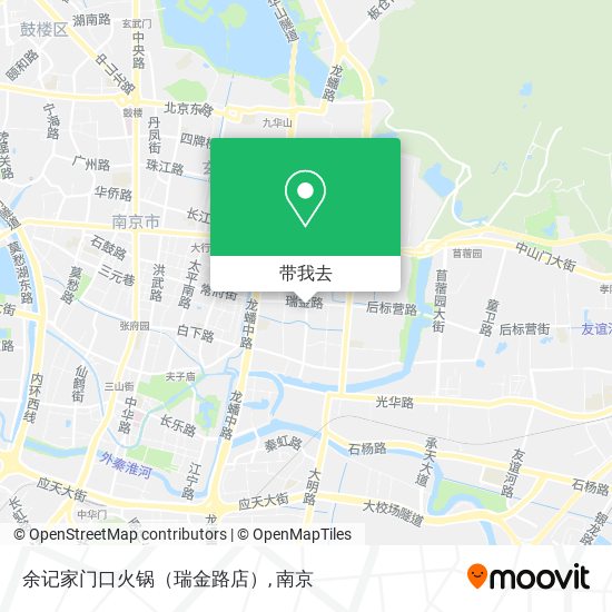 余记家门口火锅（瑞金路店）地图