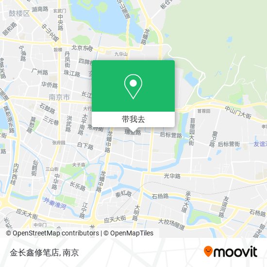 金长鑫修笔店地图