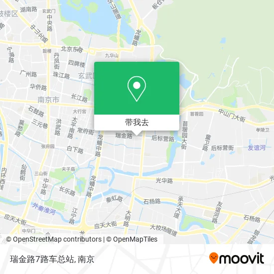 瑞金路7路车总站地图