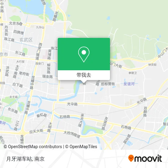 月牙湖车站地图