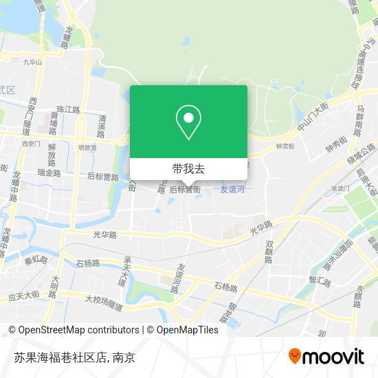 苏果海福巷社区店地图