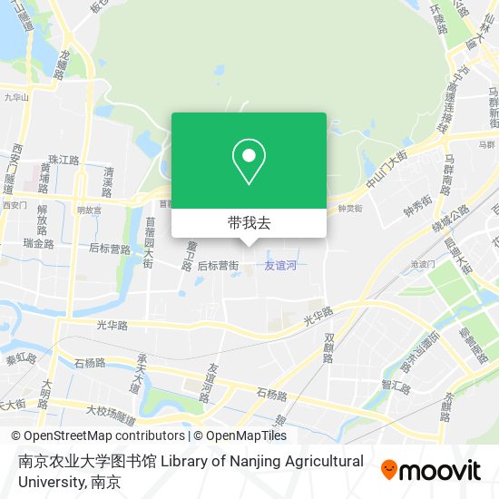 南京农业大学图书馆 Library of Nanjing Agricultural University地图