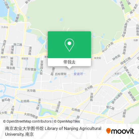 南京农业大学图书馆 Library of Nanjing Agricultural University地图
