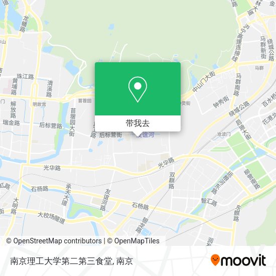 南京理工大学第二第三食堂地图