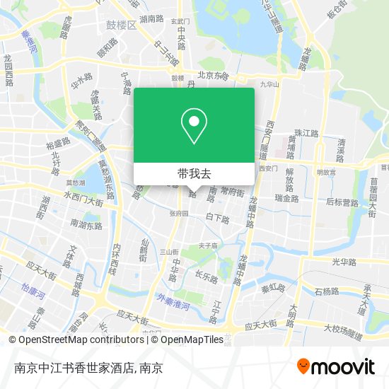 南京中江书香世家酒店地图