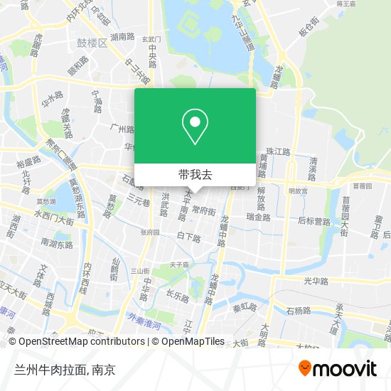 兰州牛肉拉面地图