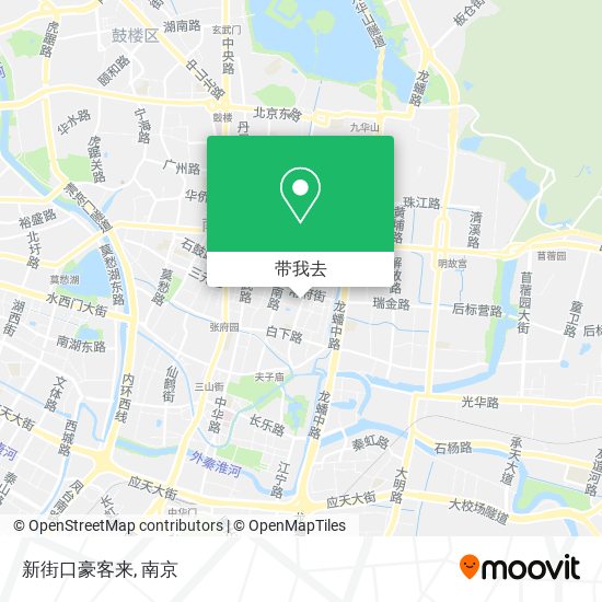 新街口豪客来地图