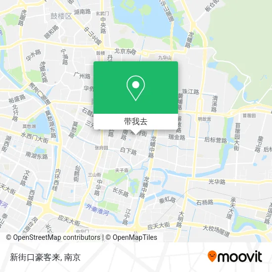 新街口豪客来地图