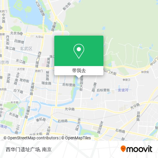 西华门遗址广场地图