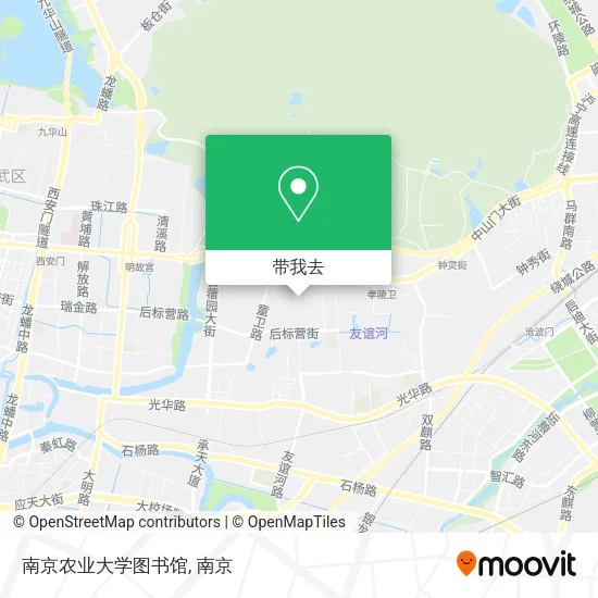 南京农业大学图书馆地图