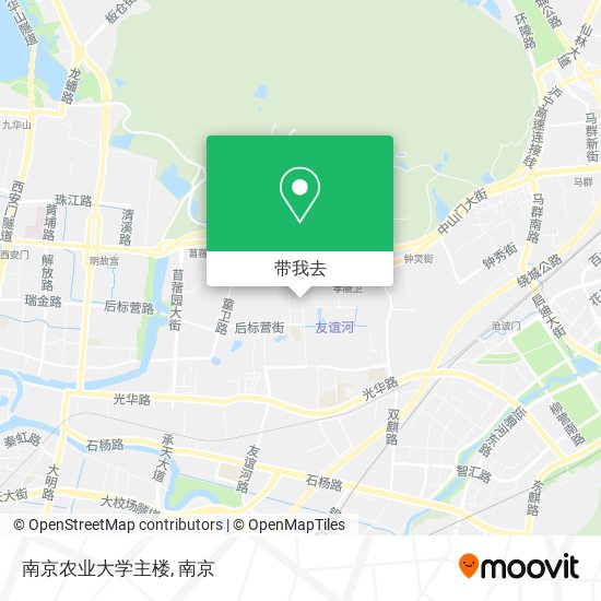 南京农业大学主楼地图