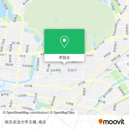 南京农业大学主楼地图