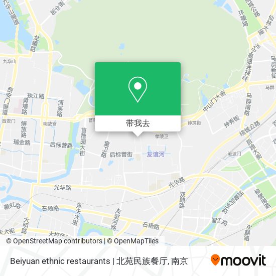 Beiyuan ethnic restaurants | 北苑民族餐厅地图