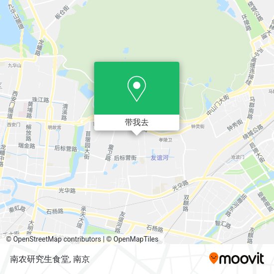南农研究生食堂地图