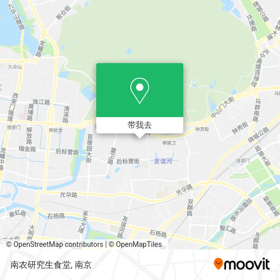 南农研究生食堂地图