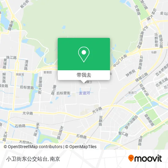 小卫街东公交站台地图