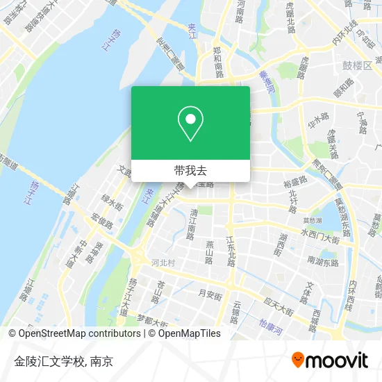 金陵汇文学校地图