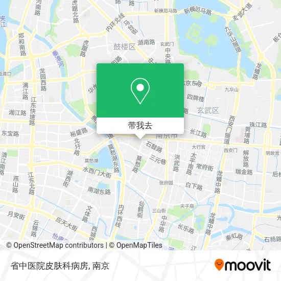 省中医院皮肤科病房地图