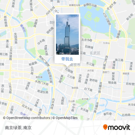南京绿茶地图