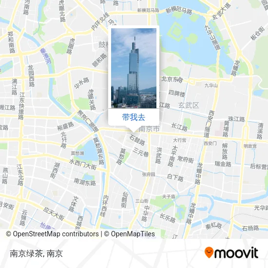 南京绿茶地图