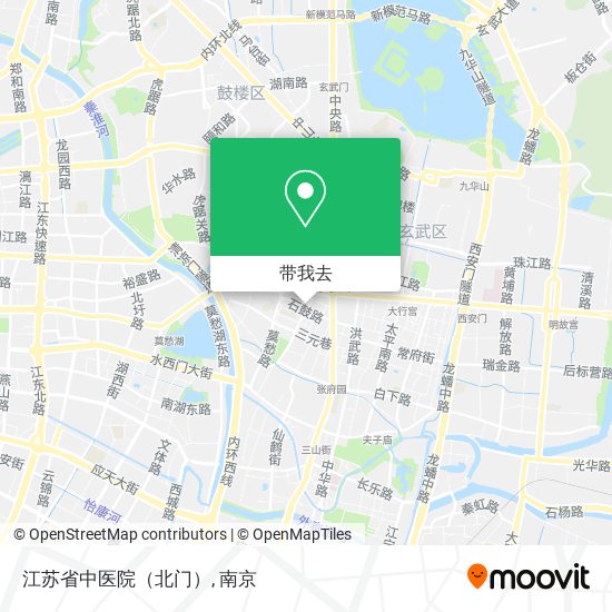 江苏省中医院（北门）地图