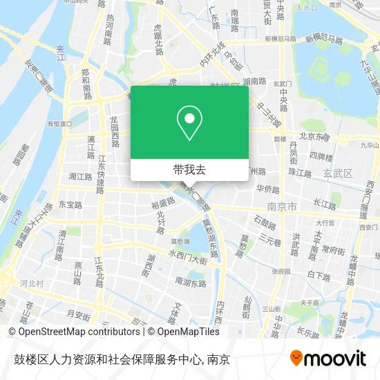 鼓楼区人力资源和社会保障服务中心地图
