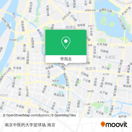 南京中医药大学篮球场地图