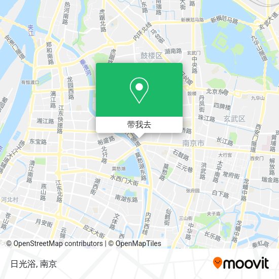 日光浴地图