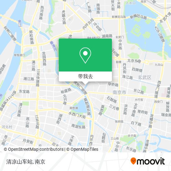 清凉山车站地图
