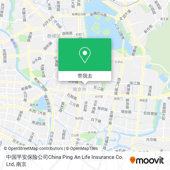 中国平安保险公司China Ping An Life Insurance Co. Ltd地图