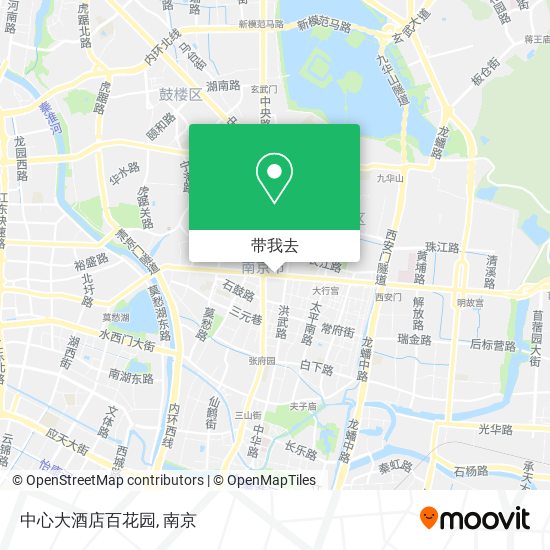 中心大酒店百花园地图