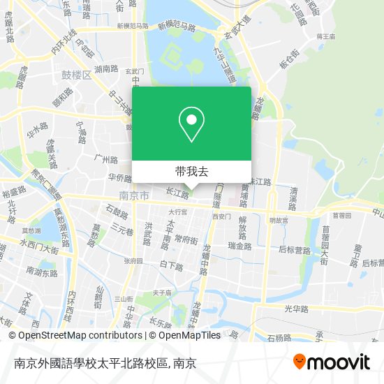 南京外國語學校太平北路校區地图
