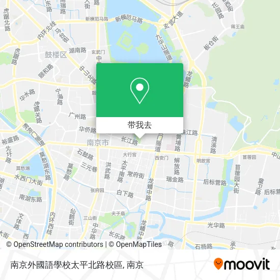 南京外國語學校太平北路校區地图
