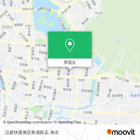汉庭快捷酒店黄浦路店地图