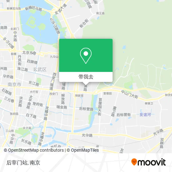 后宰门站地图