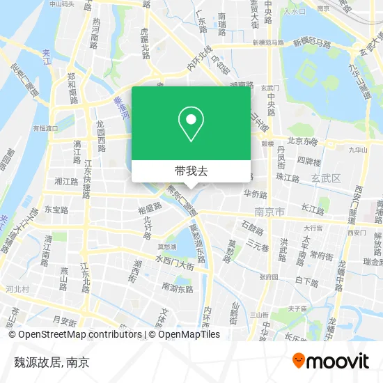 魏源故居地图
