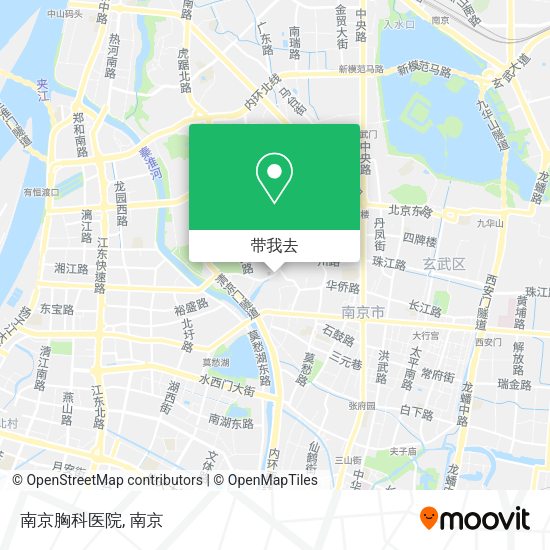 南京胸科医院地图