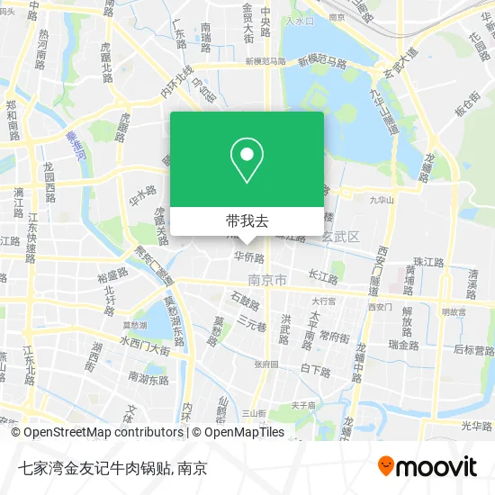 七家湾金友记牛肉锅贴地图