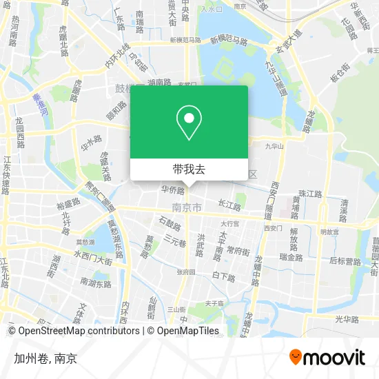 加州卷地图