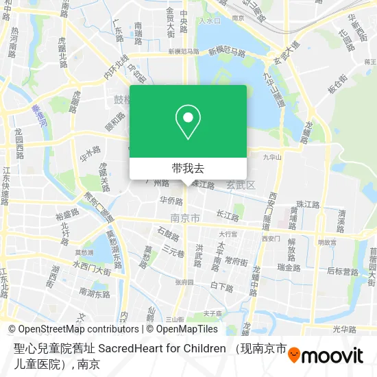 聖心兒童院舊址 SacredHeart for Children （现南京市儿童医院）地图