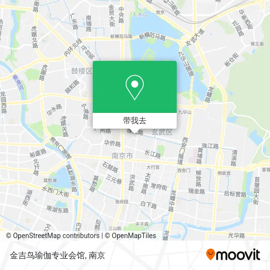 金吉鸟瑜伽专业会馆地图