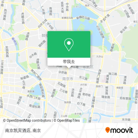 南京凯宾酒店地图